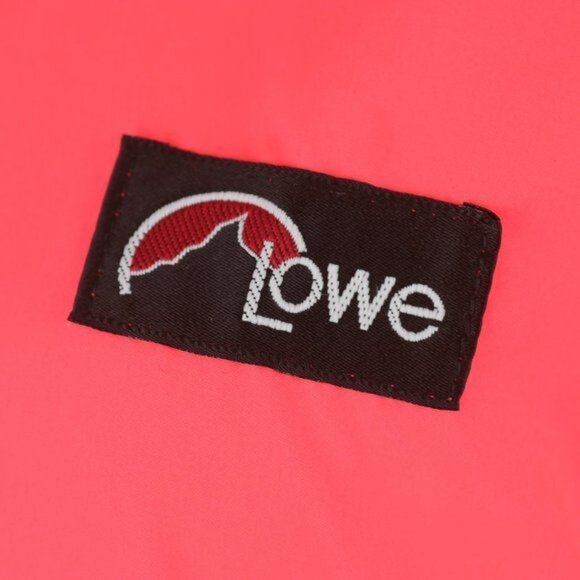 Lowe Alpine Women's Small Neon Orange & Blue Full Zip Windbreaker Jacket - Picture 6 of 10